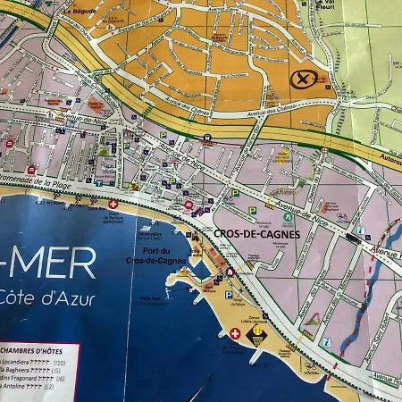 C3 Arthur Rimbaub D'hote Piscine Proche 600m Bed & Breakfast Cagnes-sur-Mer